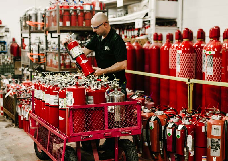 inspecting-fire-extinguishers